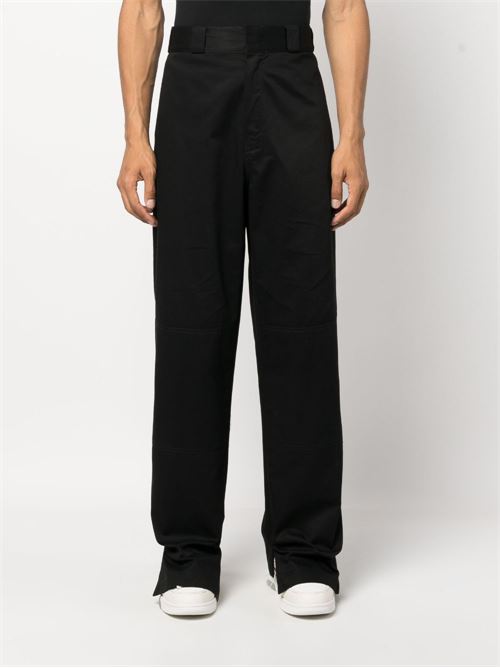 Cotton trousers PALM ANGELS | PMCG003E23FAB0011003